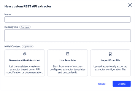 Configure a Reporting API request
