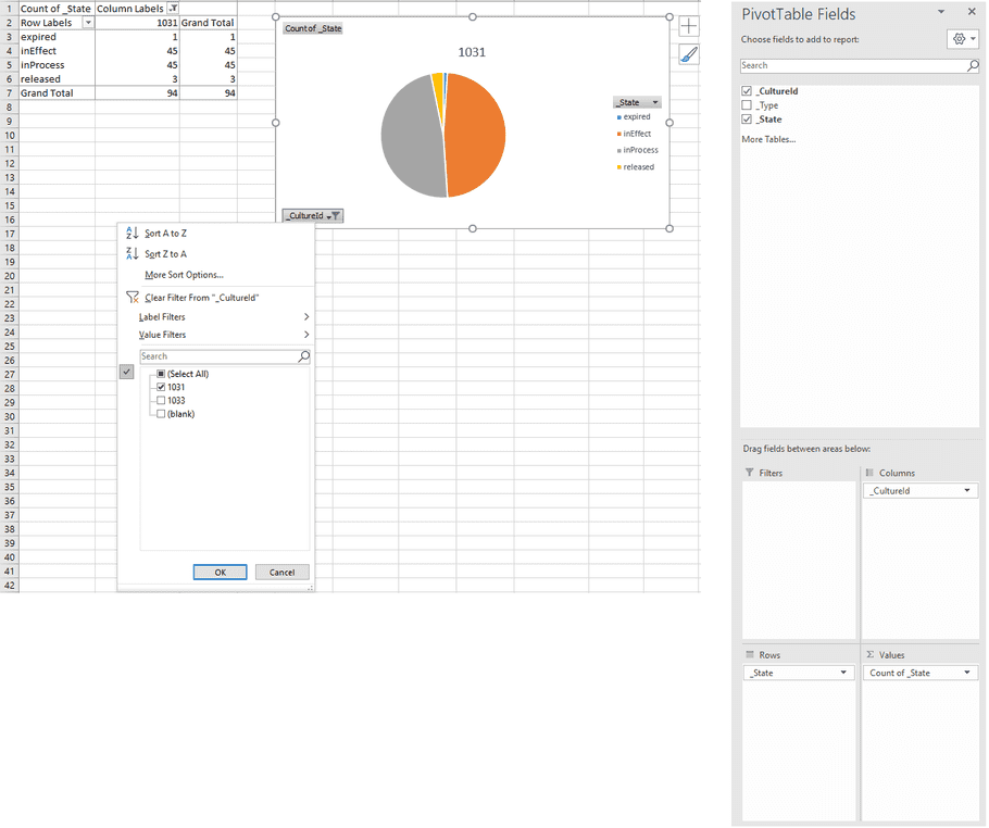 Create your first ODS2 report in Excel