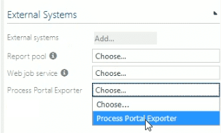 choose external system